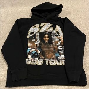 official sza sos tour hoodie
